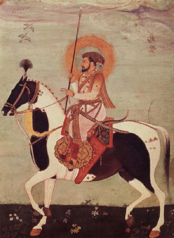 Horseman likeness of the Shah Dschahan, leaf out of the Shah-Dschahan-album period of the Schan Dschahan, unknow artist